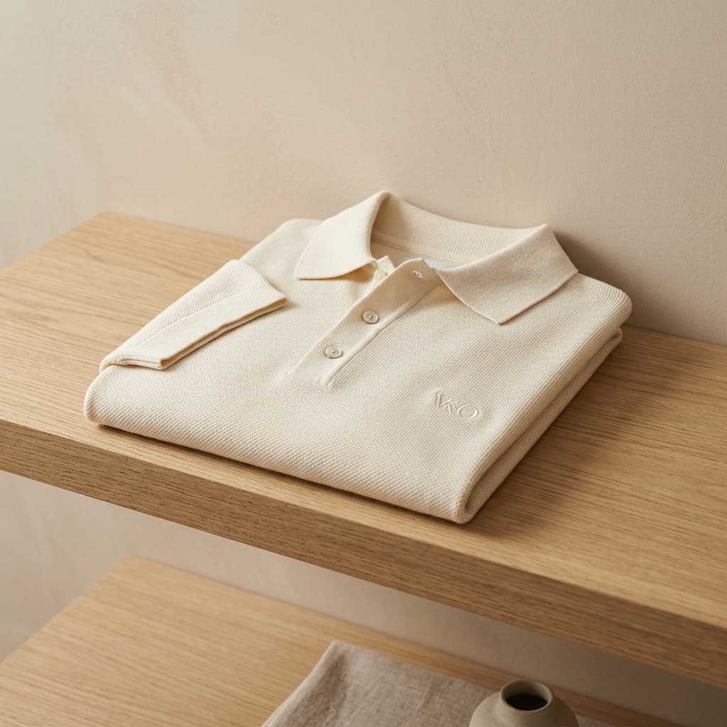 Minimalist Knit Polo