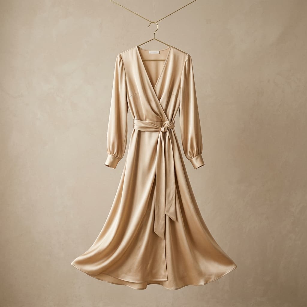 Silk Wrap Dress